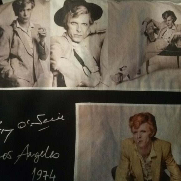 David Bowie by Terry O'Neill Rare Limited Edition #65 Iconic Images T-shirt NWT - Picture 3 of 8